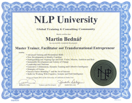 Diplom Master Trainer NLP