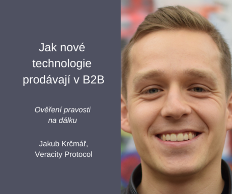 Jakub Krčmář Veracity protocol B2B sales FCB