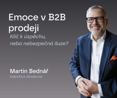 Martin Bednář SalesKick - Emoce v B2B prodejiFB